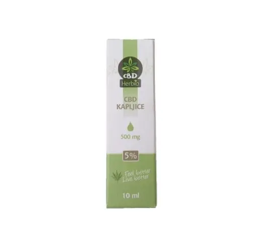 CBD konopljine kapljice 5%